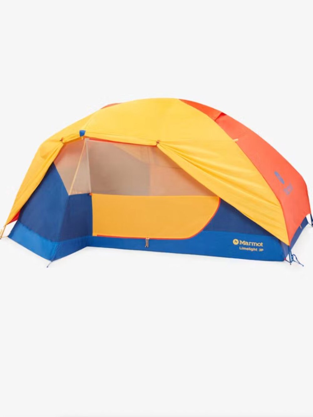 NEW MARMOT Limelight 3P Tent Camping/Backpacking Solar/Red Sun Footprint $399